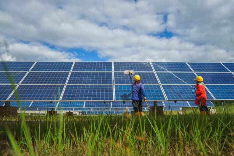 Solar Panel Maintenance Workers San Bernardino County California