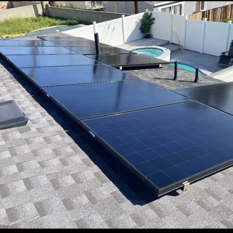 Rooftop Solar Panels Pool San Bernardino County California_1