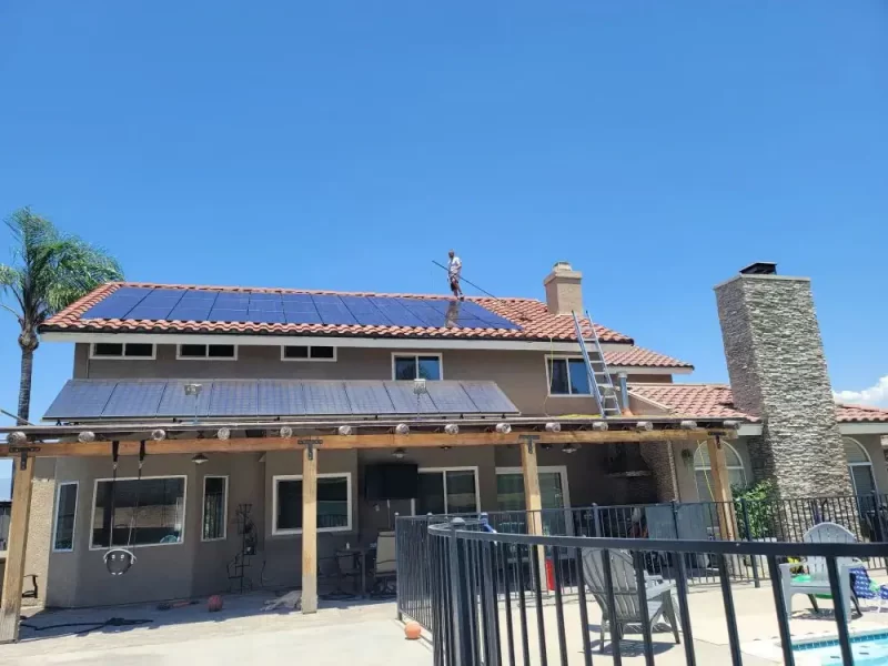 Solar Panel Rooftop Installation San Bernardino County California